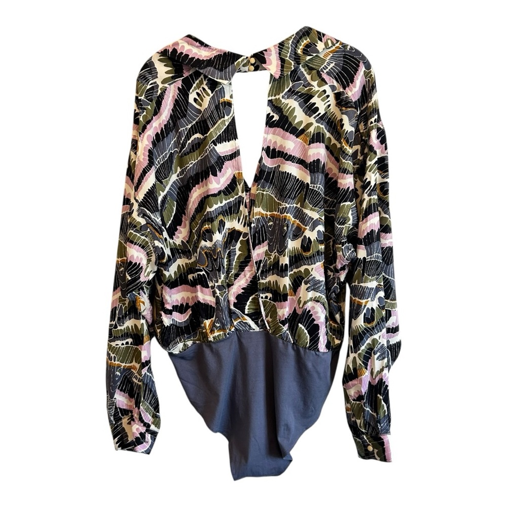 NWT Anthropologie 2 Piece Bodysuit and Pants Size 14